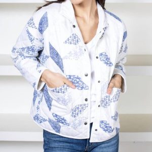 Patchwork-Steppjacke „Maya“ in Mehrfarbig