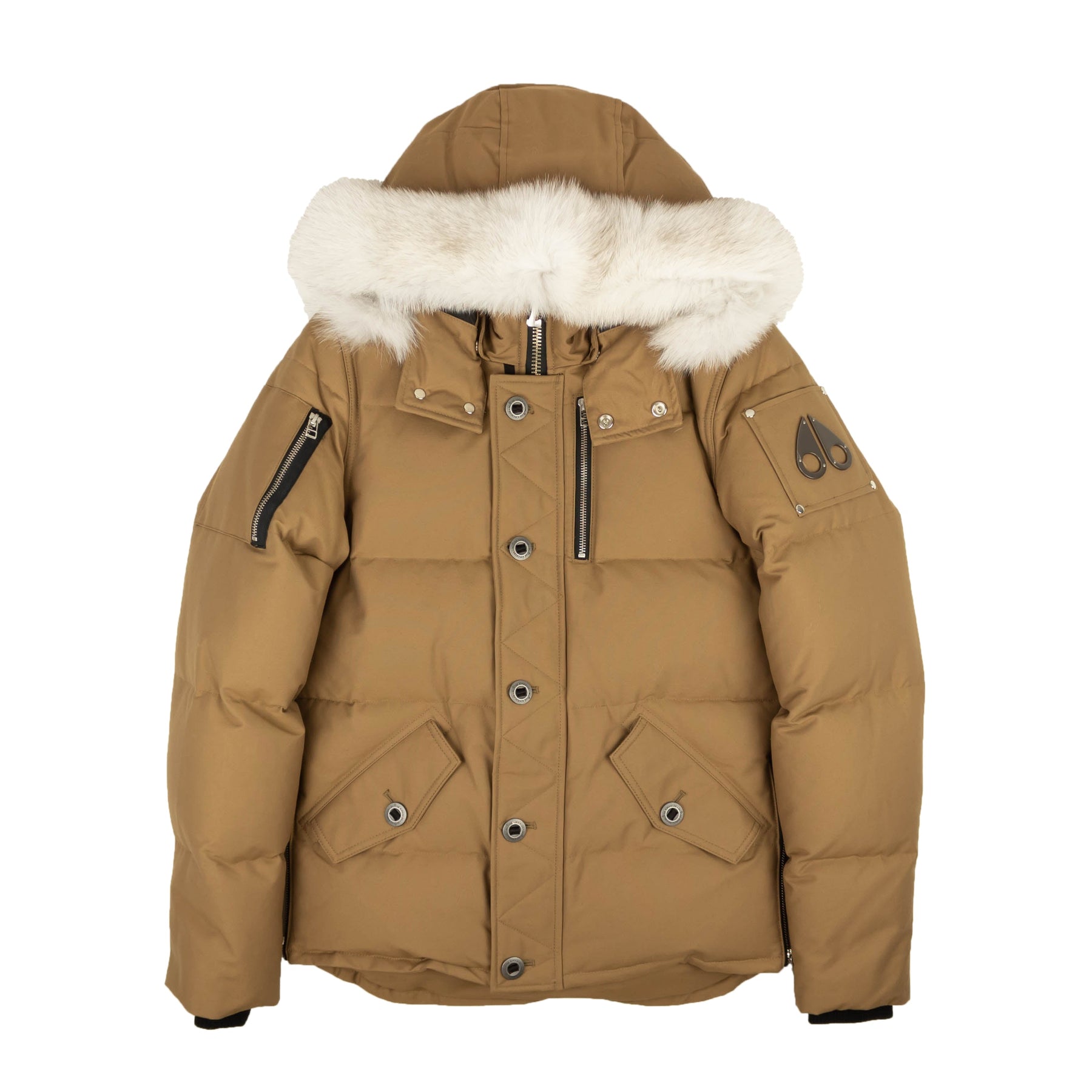 Herren Waxie Braun mit Reißverschluss 3Q Jacke