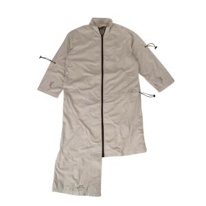 A-COLD-WALL* asymmetrisch Kordelzug Jacke für Herren – Hellgrau