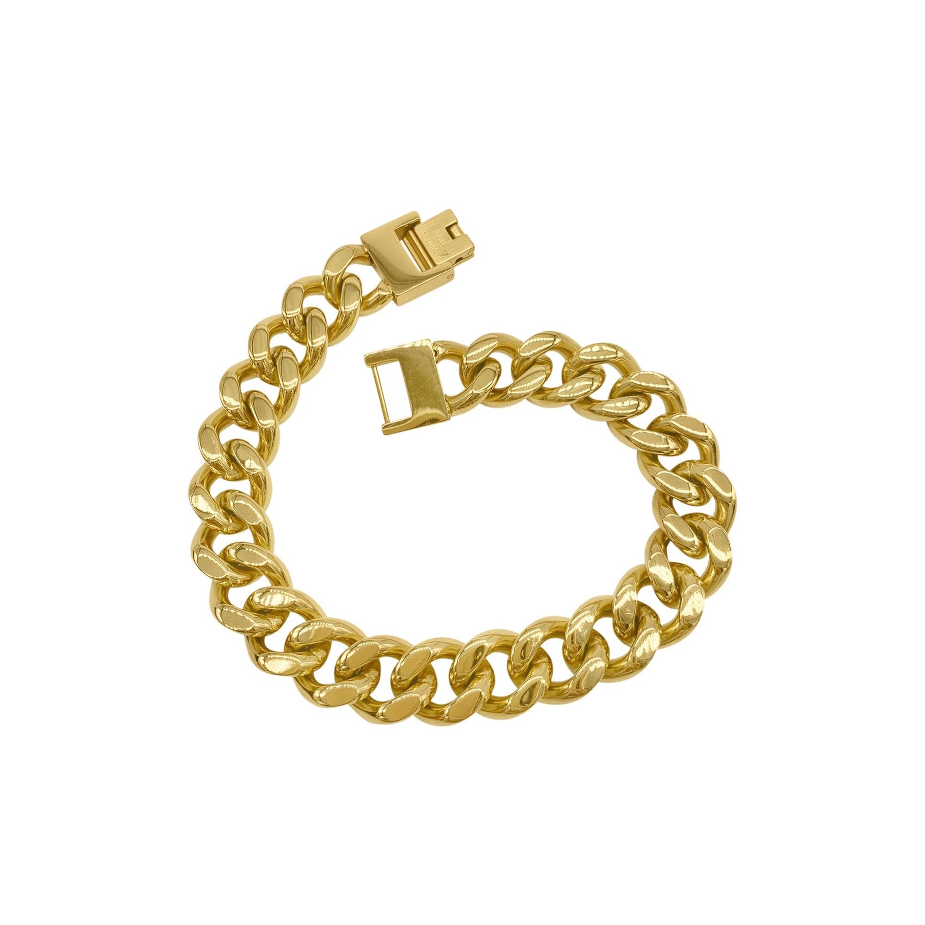 Tarnfest 14k Gold überzogen Extra Dicke kubanische Kette