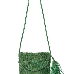 Mar Y Sol Naomi Raffia-Umhängetasche 7285648523324