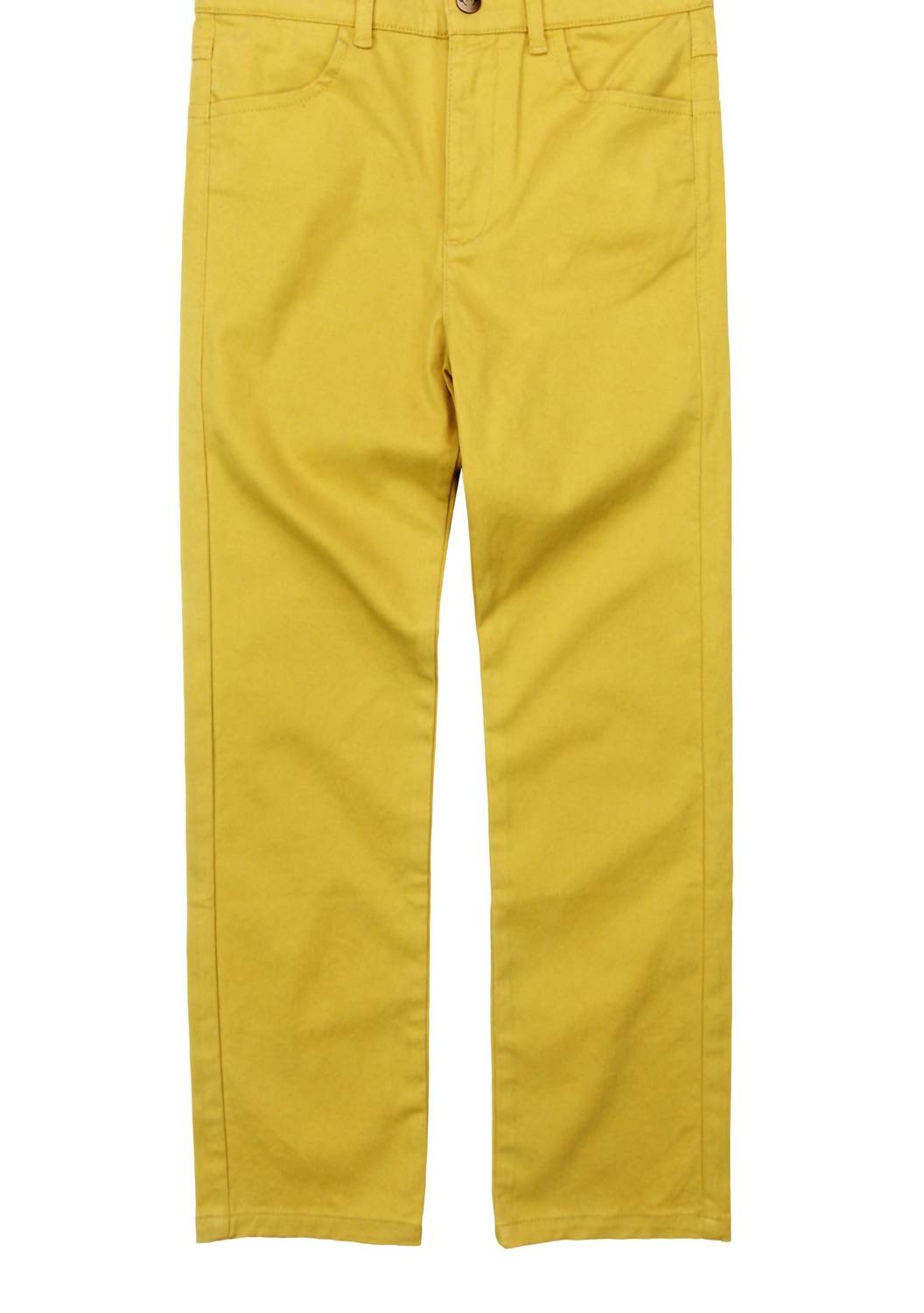 Skinny Twill Hose in Gold