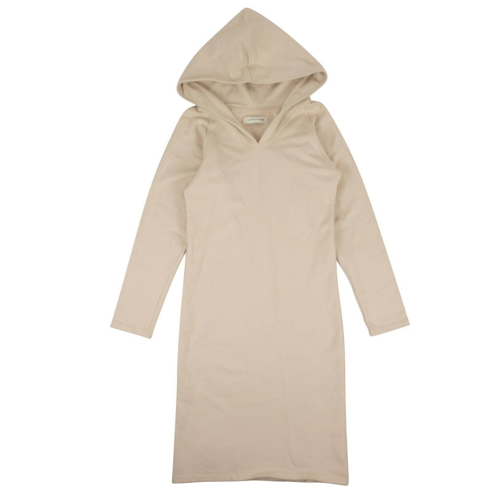 Langärmeliges Midi-Kleid aus taner Baumwolle