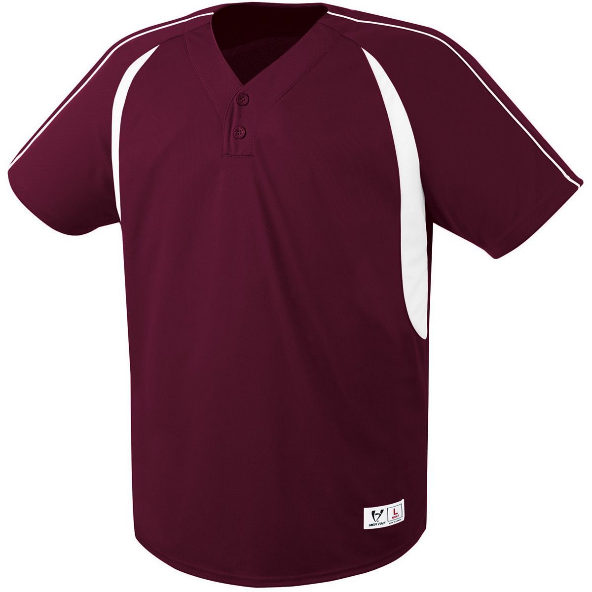 High Five Jugend Impact Zwei-Knopf-Baseball-Trikot