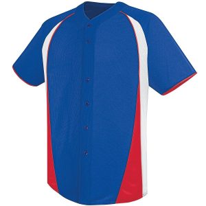 High Five Jugend Ace Full Knopf Baseball Jersey