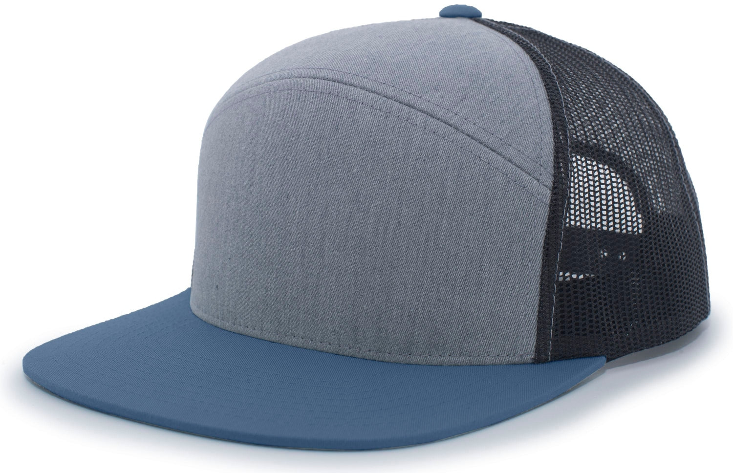 Pacific Headwear 6-Panel Bogen Trucker Snapback Kappe
