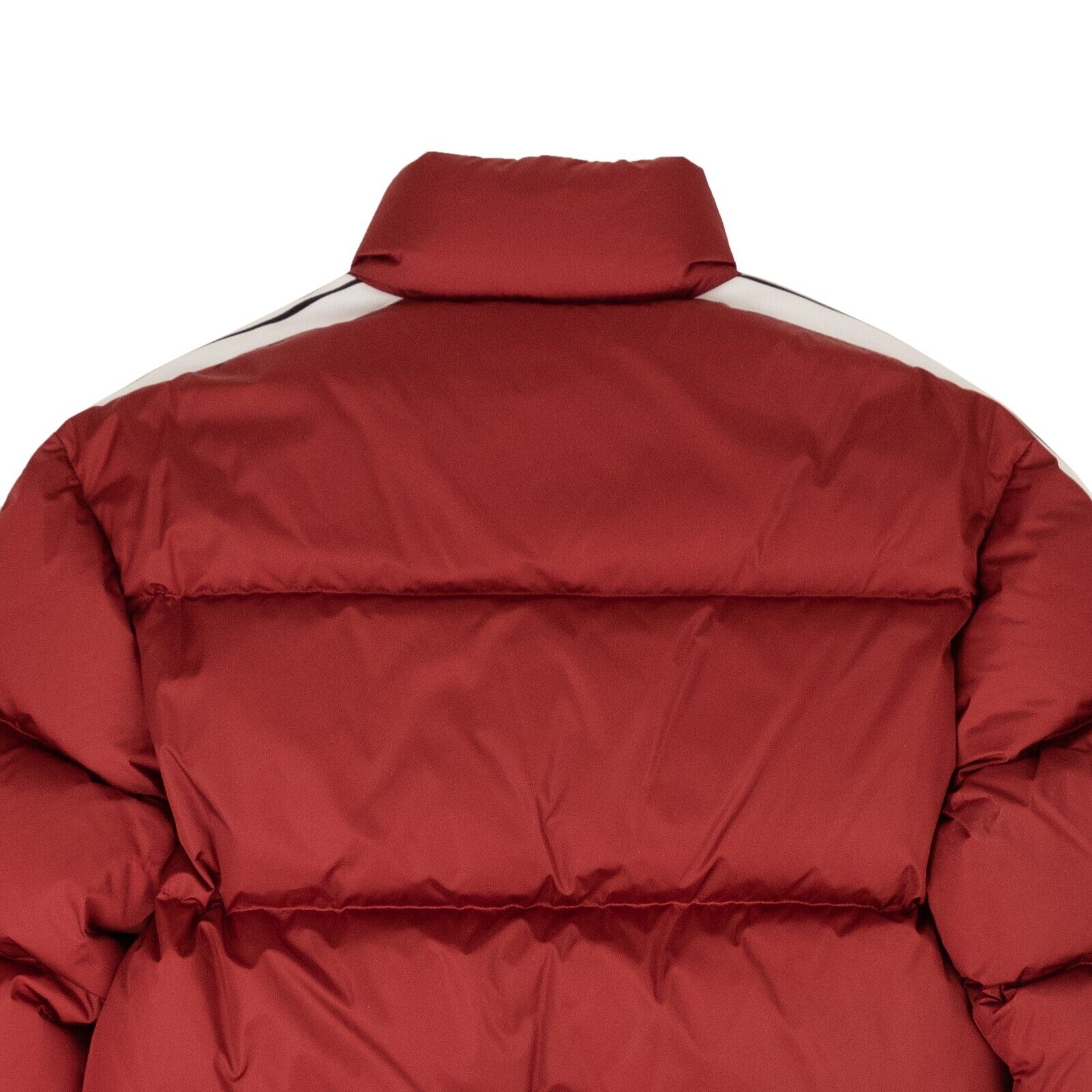 Rote klassische Feder Down Track Jacke