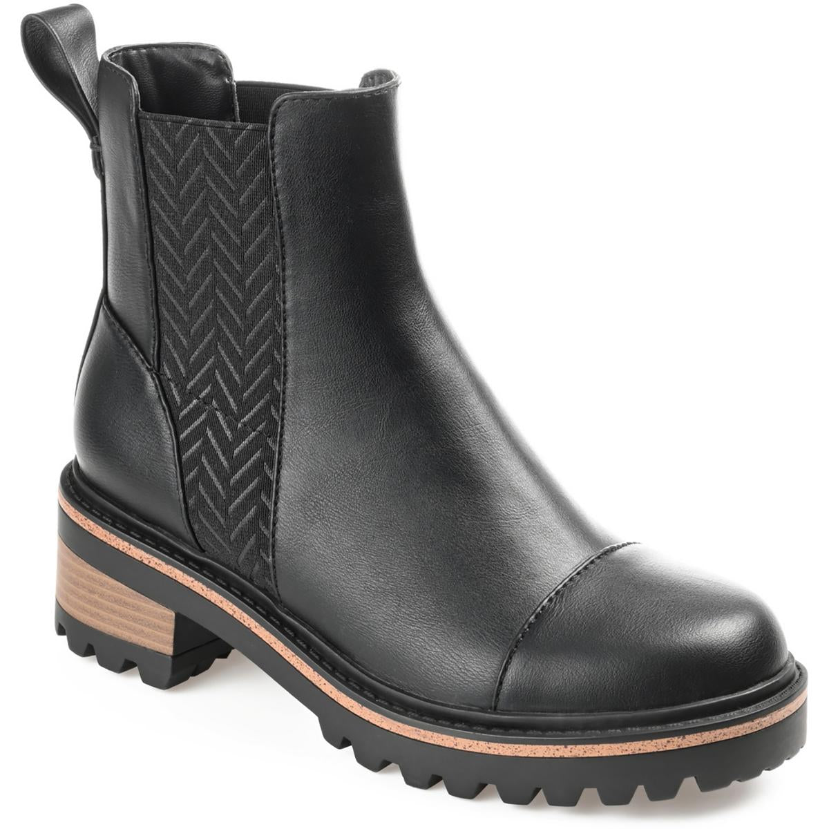 Mirette Imitat Leder Stiefeletten