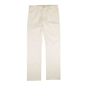 Weiße Jeans mit Stickereien aus Baumwolle