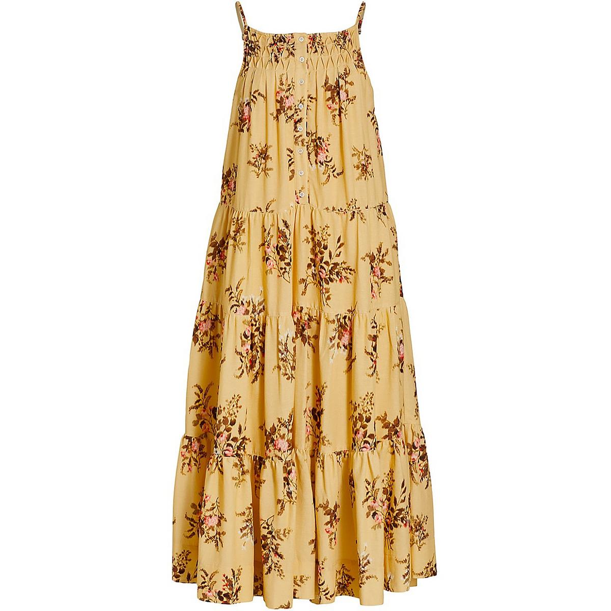 Blumenmuster Maxi Sundress