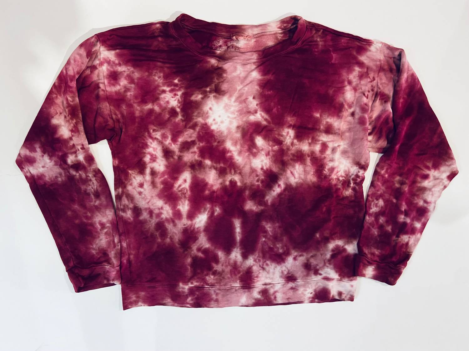 Sweatshirt mit Krawatte für Kinder in Burgund