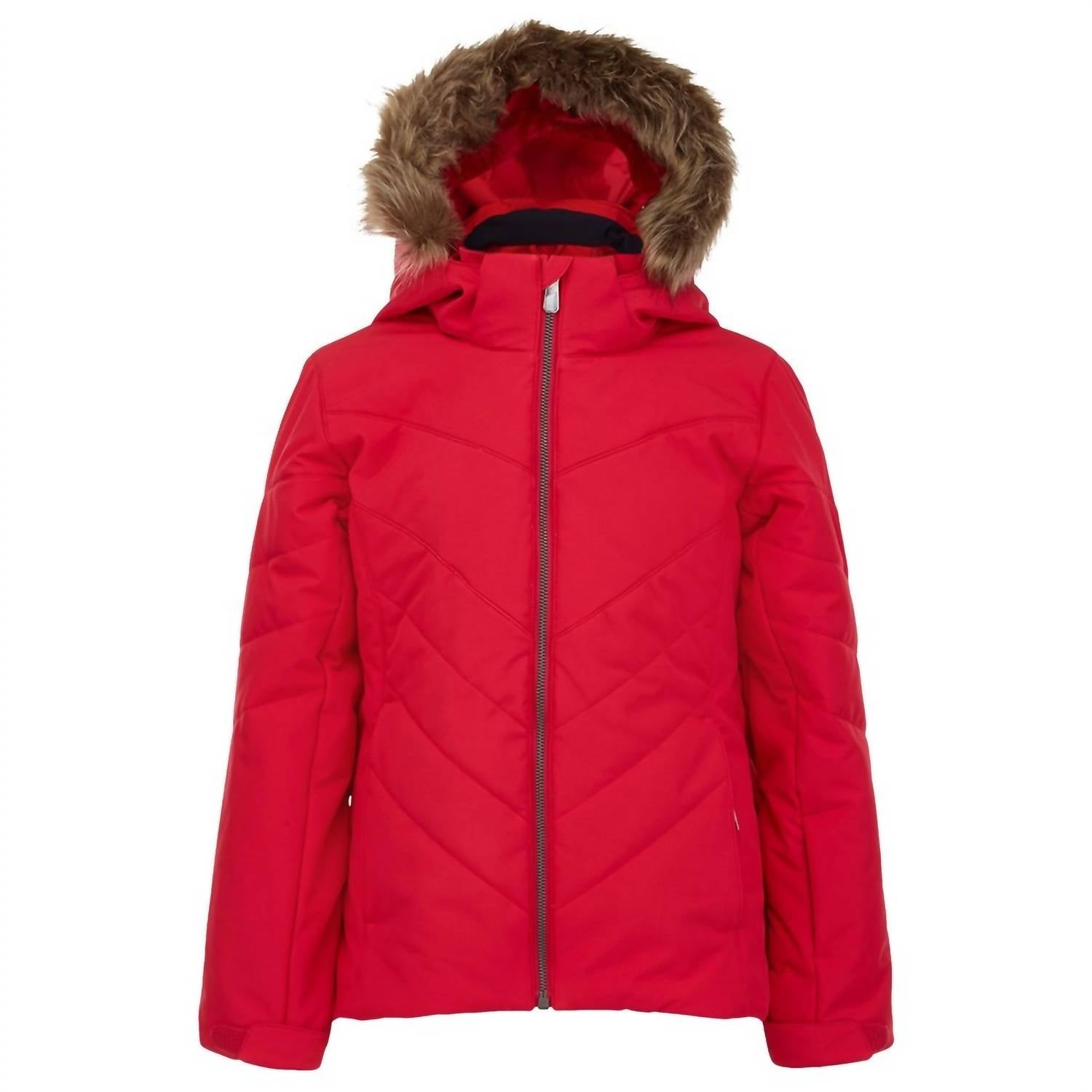 Mädchen Lola Skijacke in Cerise
