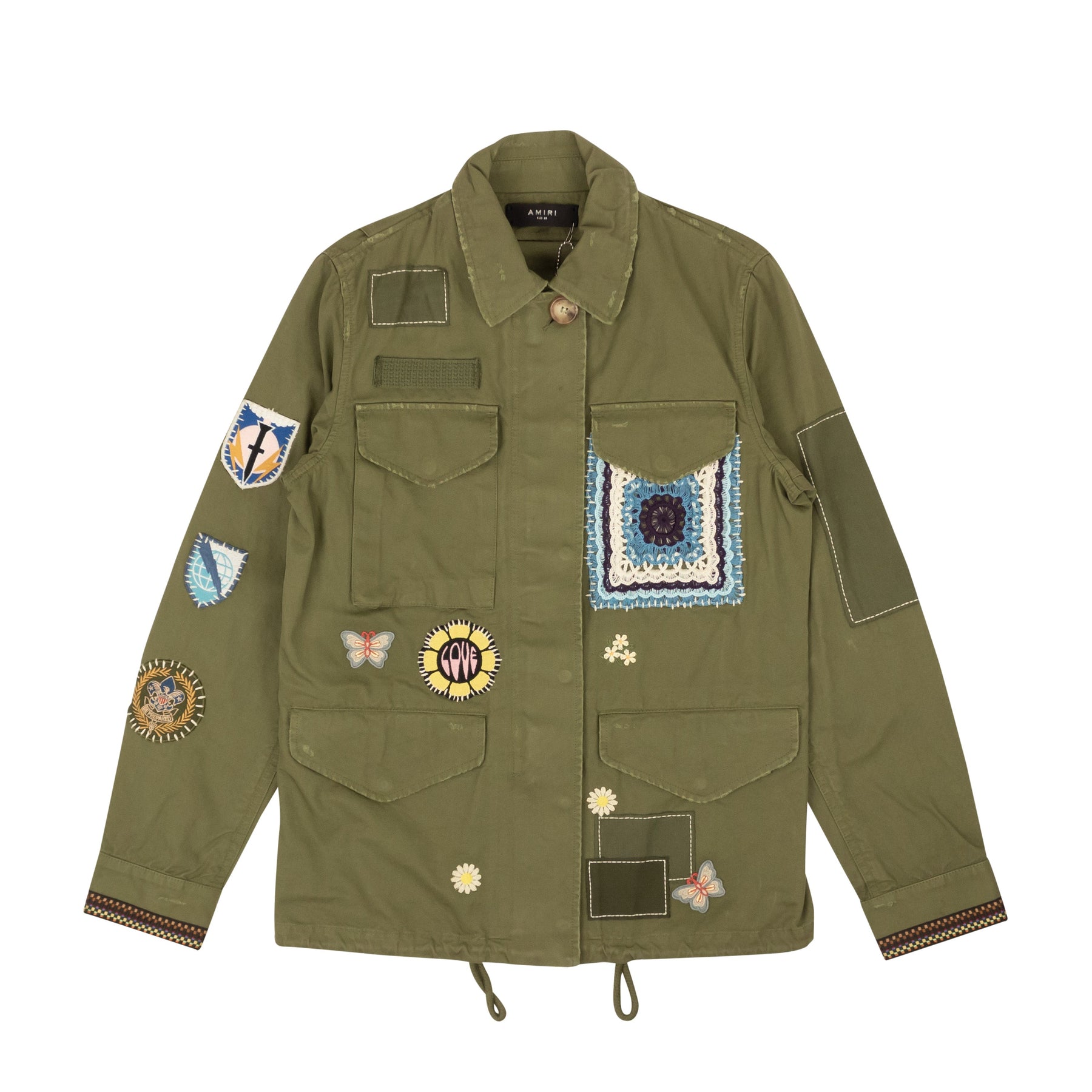 Grüne Baumwolle M65 Militär Trench Jacke