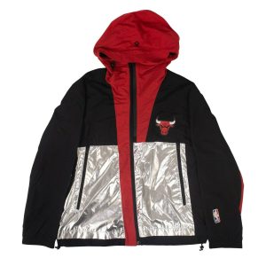 MARCELO BURLON x NBA Bulls Windjacke – Schwarz
