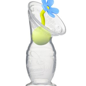 Haakaa Gen 2 Silikon-Milchpumpe mit Saugfuß 4 oz und Silikon-Blumenstopper-Set