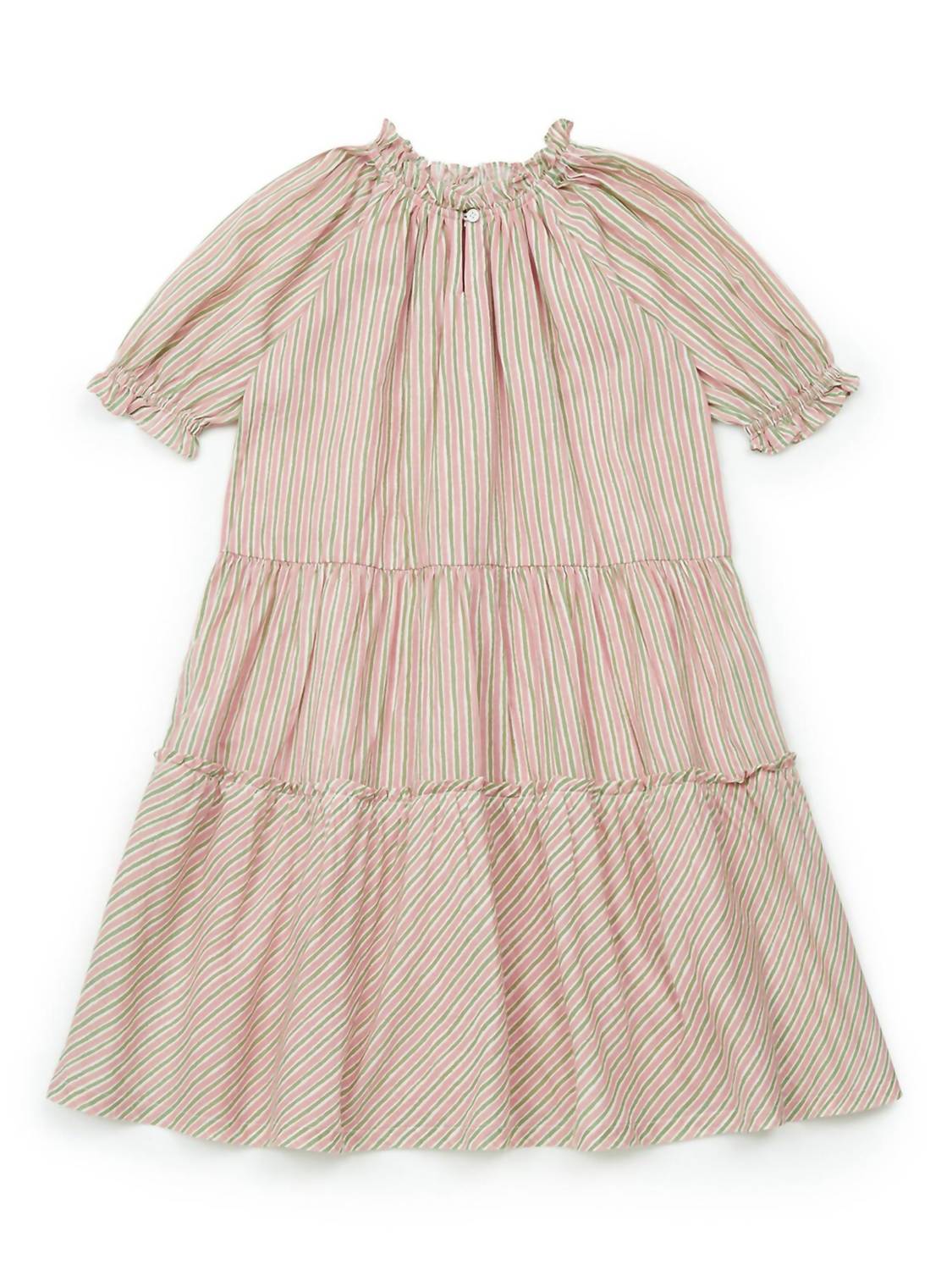 Kinder Emy gemalt Streifen Kleid in gestreift