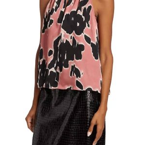 Kendall Top in Garnet Rose Multi