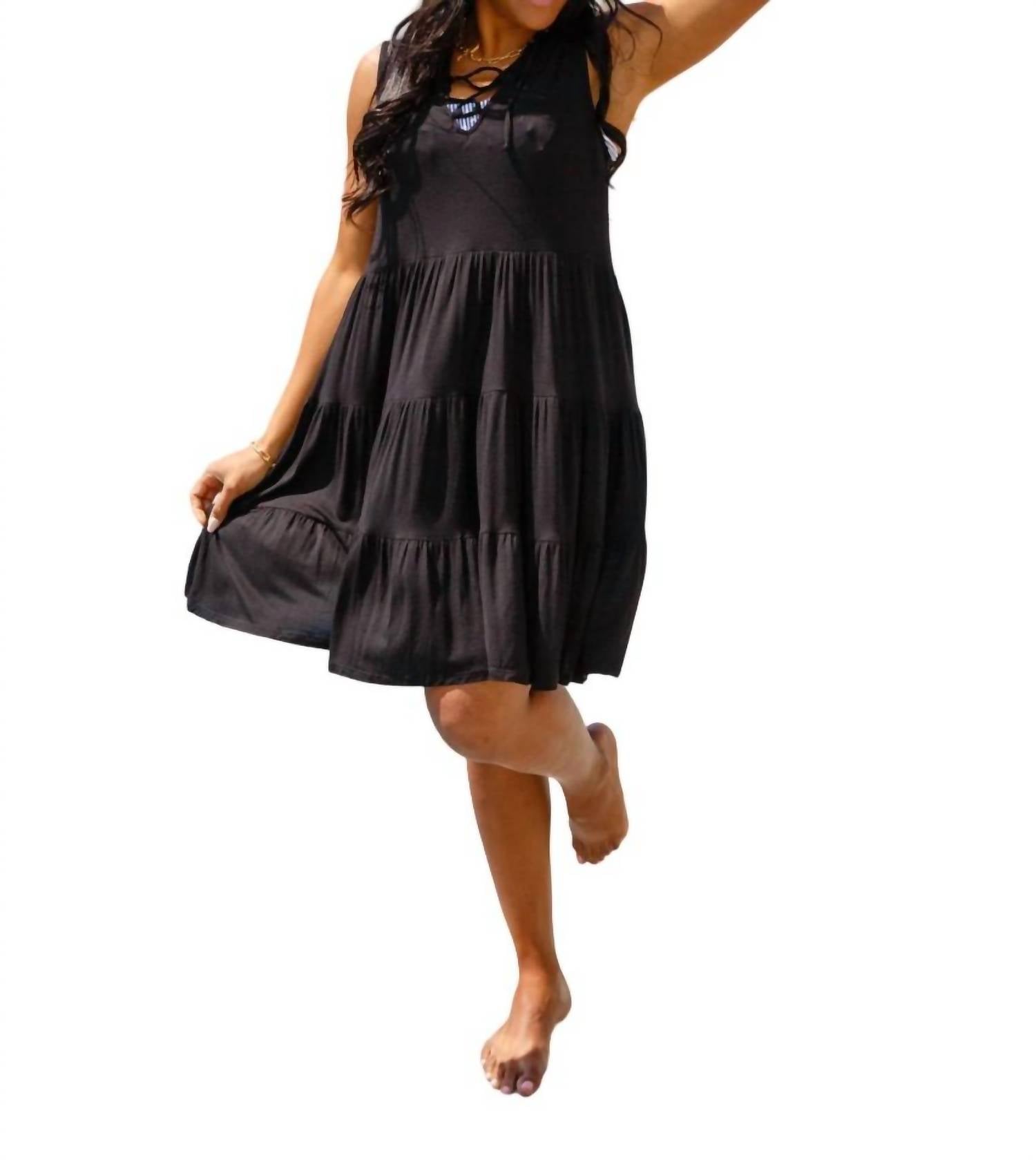 Sunday Supper Kleid in Schwarz