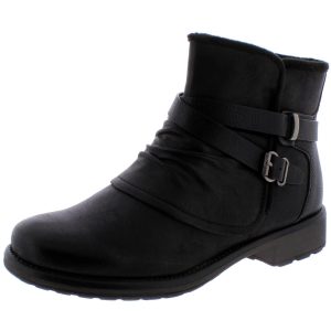 Selyna gefütterte Kunstleder-Stiefeletten