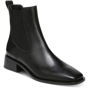 Thelma Leder-Stiefeletten mit quadratischer Zehenpartie