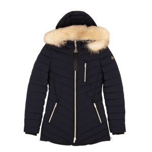 Marineblau Night Sky Roselawn 3 Daunenpufferjacke für Damen