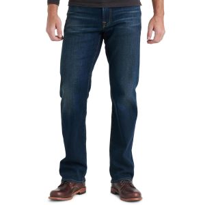 181 Tencel dunkel Wash Jeans mit geradem Bein