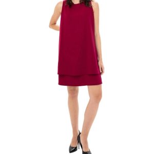 Gewebtes Kleid in Rübenmuster