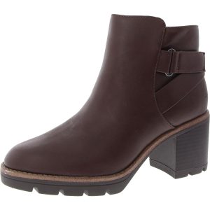 Madalynn-STR Kunstleder-Mittelstiefel