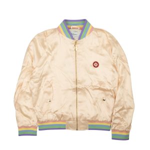Hellrosa Souvenir-Jacke aus Masao-Seide