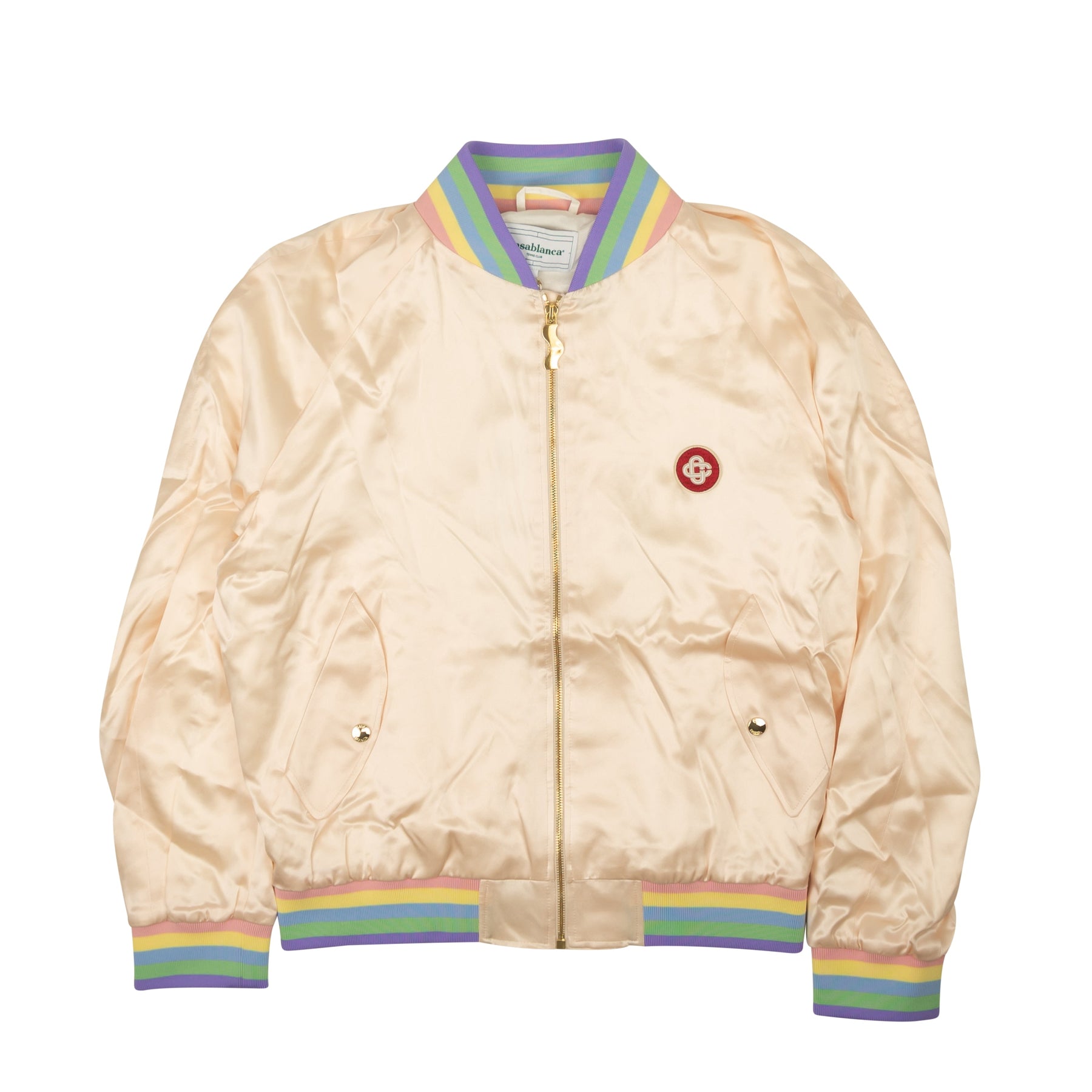 Hellrosa Masao Seide Souvenir Jacke