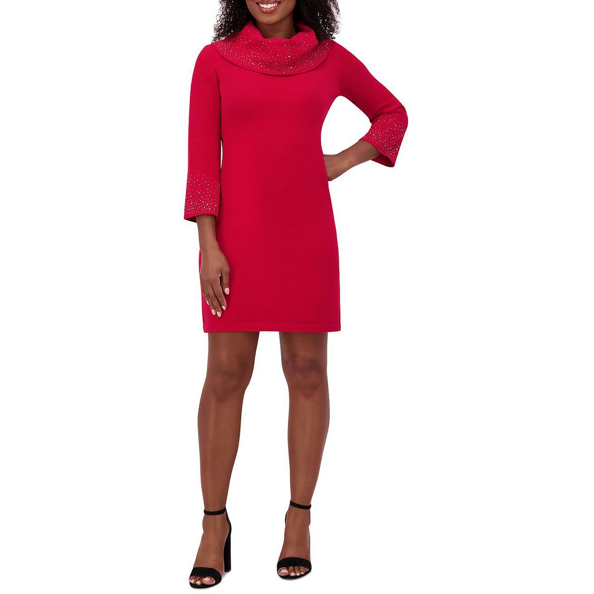 Verziertes Sweaterkleid