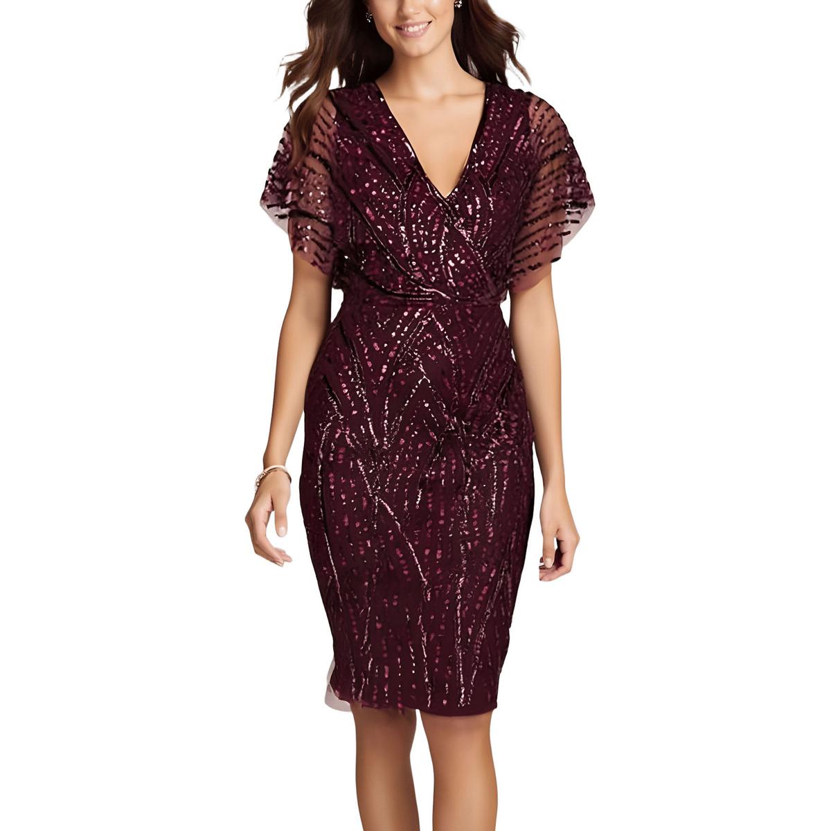 Plus Perlen Midi Kleid