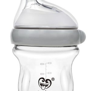 Haakaa Gen. 3 ungiftige und umweltfreundliche Glas-Babyflasche 3oz