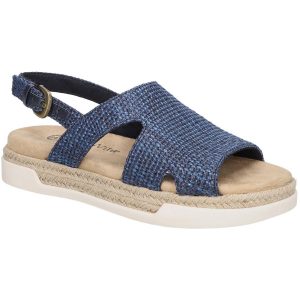 Kato Slingback-Sandalen mit gewebter Schnalle
