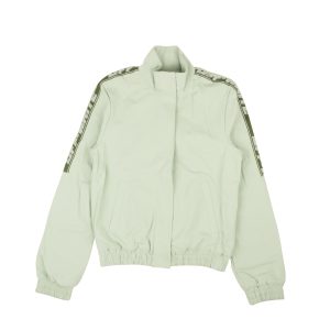 Hellgraue klassische Trainingsjacke