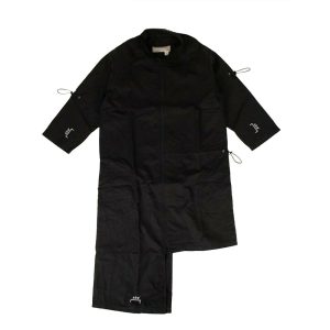 A-COLD-WALL* asymmetrisch Kordelzug Jacke für Herren – Schwarz