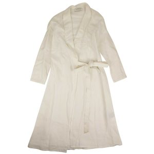 Weißes Kleid mit Krawatte