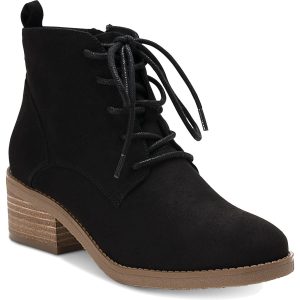 Schnürstiefeletten aus Wildlederimitat von Rizio