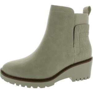 Geprägte Nubuk-Stiefeletten