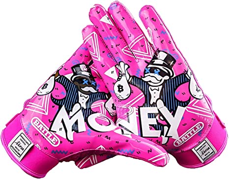 Battle Money Man 2.0 Jugend Receiver Fußballhandschuhe