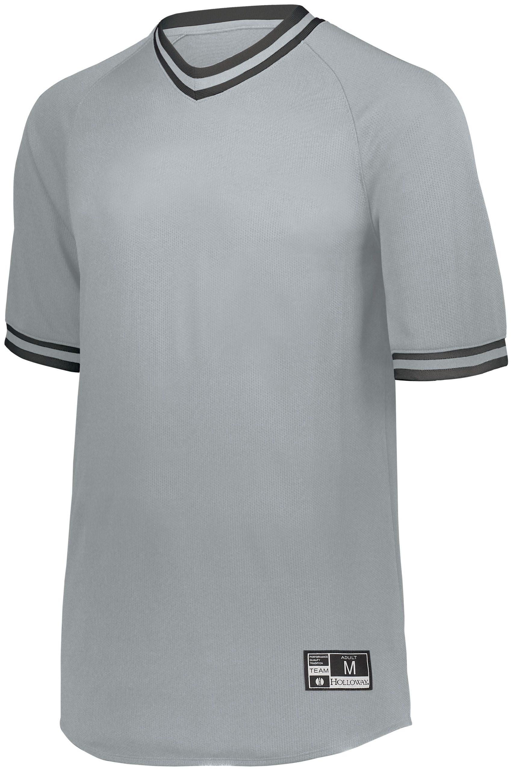 Holloway Herren Retro V-Ausschnitt Baseball Jersey