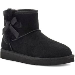 Victoria Mini Wildleder Pull auf Shearling Stiefel