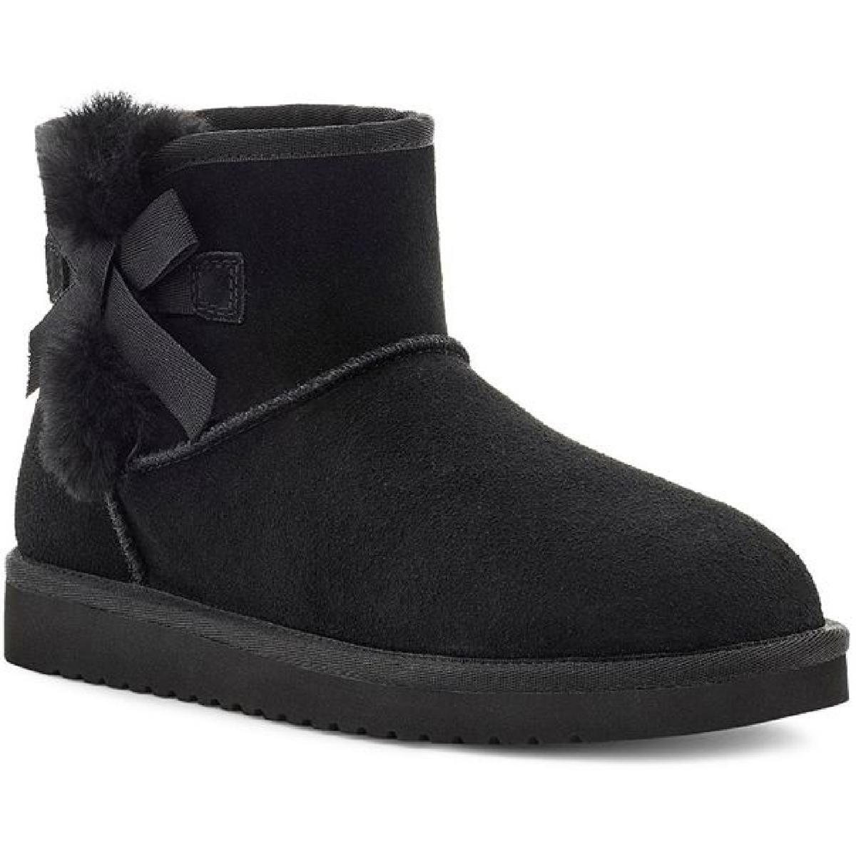 Victoria Mini Wildleder Pull auf Shearling Stiefel