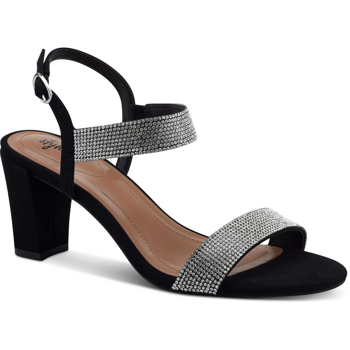BONITA Strass Block Absatzschuhe