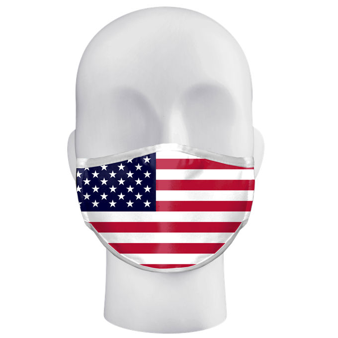 Alleson Flagge Erwachsene Einzel PC 3-lagige Maske