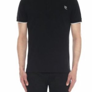 Herren-Poloshirt in Schwarz