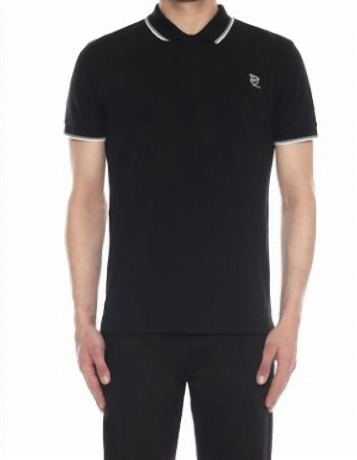 Herren Poloshirt in Schwarz