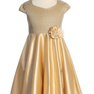 Glitzerndes Partykleid für Mädchen 2T-14