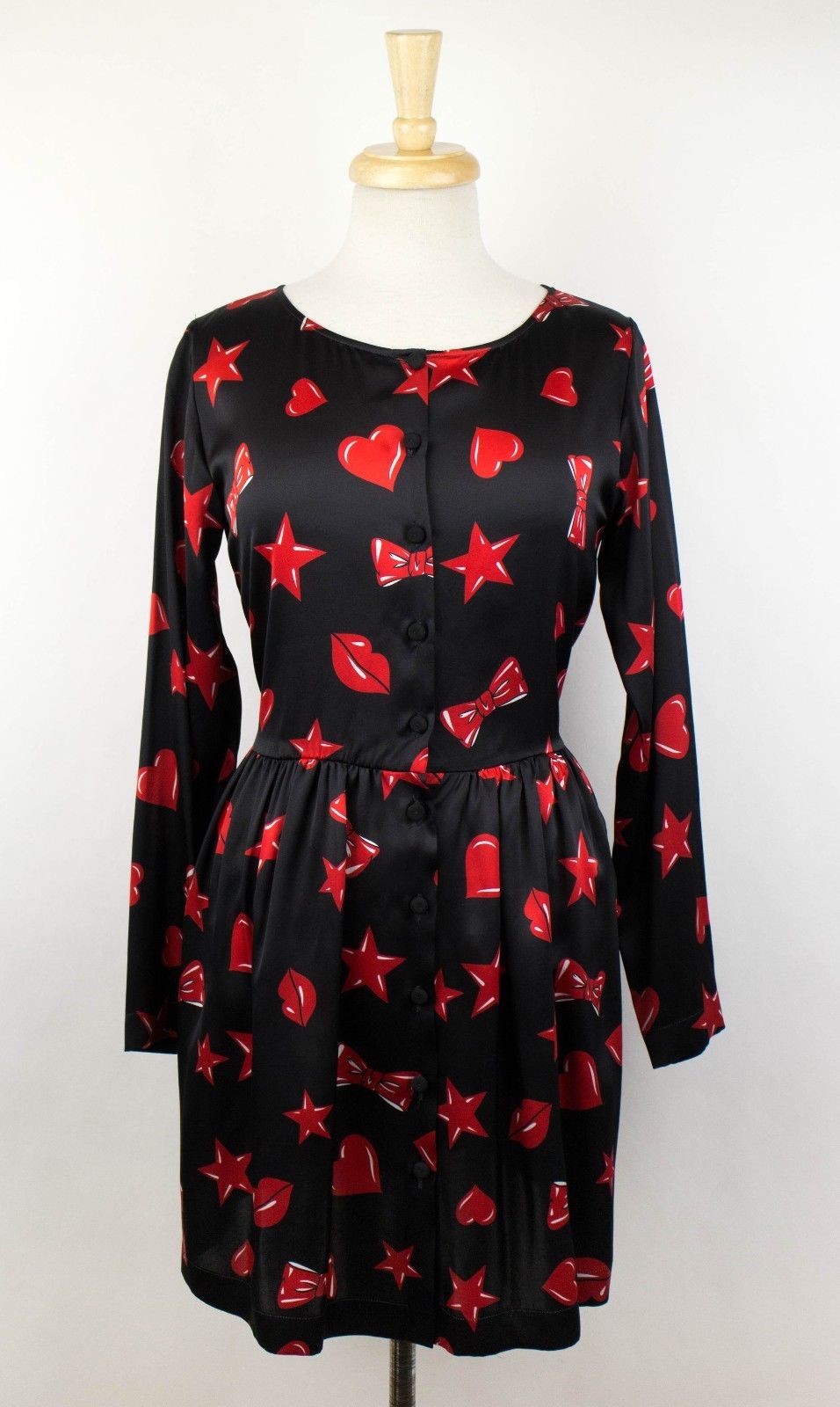 MOSCHINO COUTURE X JEREMY SCOTT Kleid für Damen mit 'Stars Hearts Bow Ties'