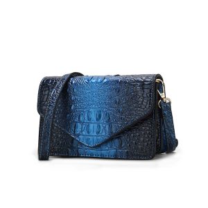 Vanta Croc-Embossed Chic Umhängetasche von Mia K
